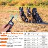 3280FT Dog Training Collar IP67 Waterproof Pet Beep Vibration Electric Shock Collar - Black