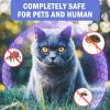 Flea & Tick Collar for Cats and Dogs; 2 Pack; 14 Months Protection; Kills & Repels Fleas and Ticks; Adjustable length - Purple-cans - Dog - Length 63c