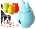 Pet Tumbler Food Leaking Toy Dog Interactive Puzzle Toy Bite Resistant Iq Training Toy - red