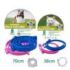 Boxed Anti Flea And Tick Dog Collar Dog Antiparasitic Collar Cat Mosquitoes Insect Repellent Retractable Deworming Pet Accessories - blue - 38cm