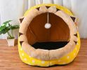 Pet Cat Warm Pet Bed, Kennel Tent House Pet Bed, Cat Bed Winter Super Soft Pet Bed for Dogs Kitten, Self Warming and Improved Sleep Pets Bed - Large