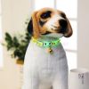 1 Pcs Pet Glowing Collars with Bells Glow At Night Dogs Cats Necklace Light Luminous Neck Ring Accessories - as the picture