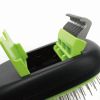 Pet Life 'Conversion' 5-in-1 Interchangeable Dematting and Deshedding Bristle Pin and Massage Grooming Pet Comb - Green