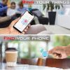 Bluetooth 4.0 Smart positioning anti-loss device Mobile pet wallet key chain smart finder-White - default