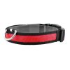 LED Dog Collar USB Rechargeable Adjustable Dog Safety Collar Night Safety Flashing Luminous Light up Collar - Red - S